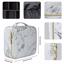 MONSTINA Train Cases Professional Travel Bag Cosmetic Cases Marble White Thumbnail 5