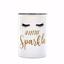 VOTUM Ceramic Makeup Brush Holder Storage with Cute Sayings A Little Sparkle Thumbnail 2