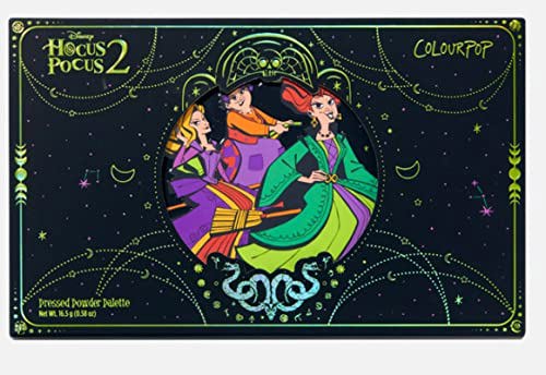 ColourPop Hocus Pocus 2 Palette ALL HALLOWS EVE Disney Matte Shimmery Metallic 2