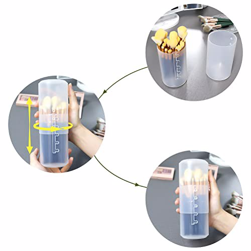 OCHEAL Brush Holders, 2 Pack of Makeup Brush Organizer Travel Case 6