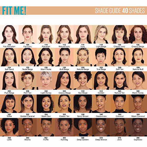 Maybelline New York Fit Me Matte + Poreless Liquid Foundation 332 Golden Caramel 7