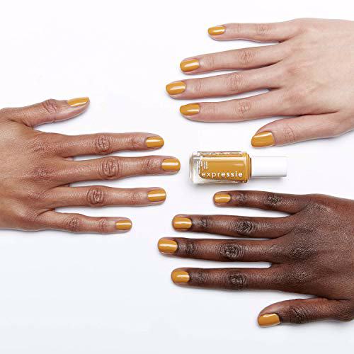 essie expressie Quick-Dry Vegan Nail Polish, 120 don't hate, curate 3