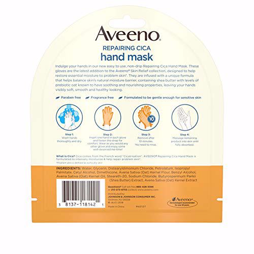 Aveeno Repairing CICA Hand Mask  5