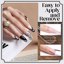Modelones Gel Nail Polish Set Black White Gel Polish Kit 6 Colors Thumbnail 6