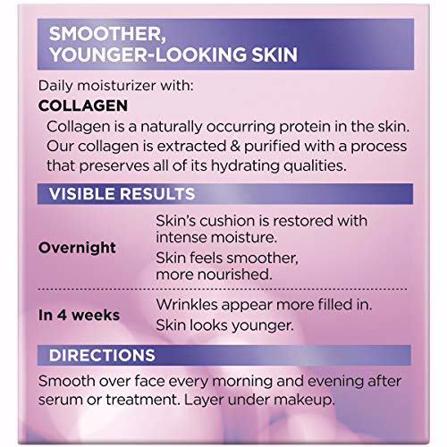L'Oreal Paris Skincare Collagen Face Moisturizer Fragrance Free 9
