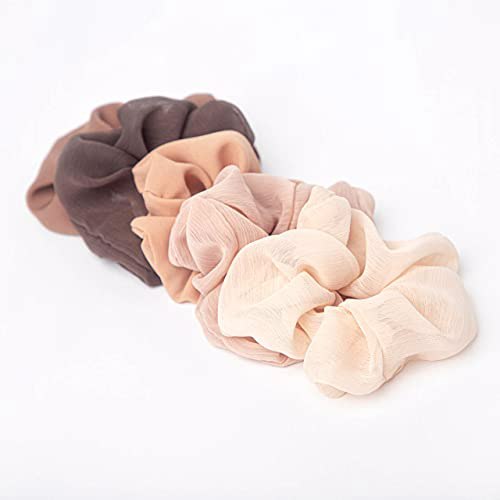Kitsch Crepe Scrunchies, Crepe Terra Cotta 4