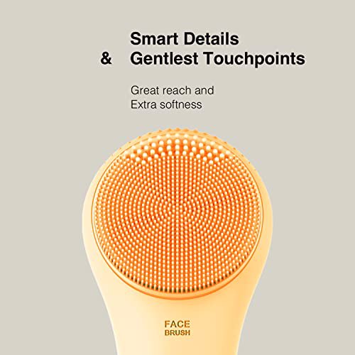 NågraCoola Sonic Facial Cleansing Brush, Yellow 6