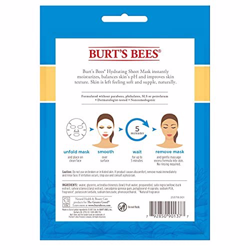Burt's Bees Hydrating Face Mask, 6 Count 9