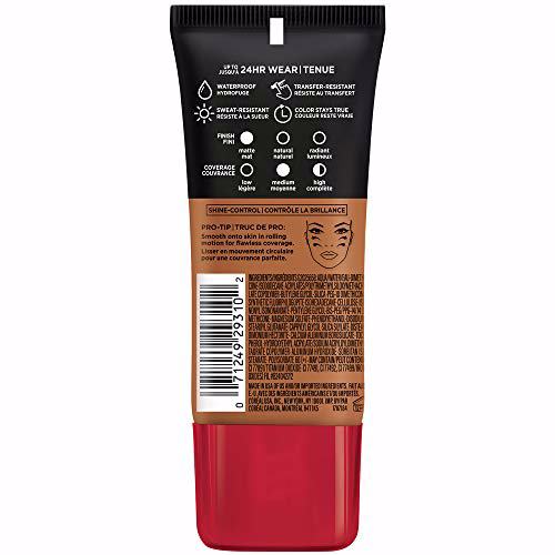 L'Oreal Paris Infallible Pro-Matte Foundation, Soft Sable 111 2