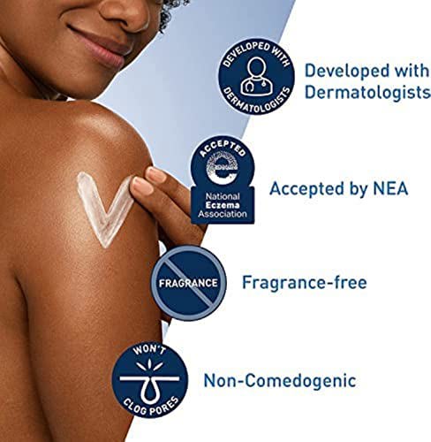 CeraVe Moisturizing Cream Body and Face Moisturizer for Dry Skin 4