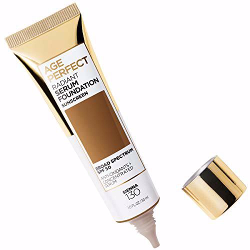 L'Oreal Paris Age Perfect Radiant Serum Foundation with SPF 50, Sienna 2