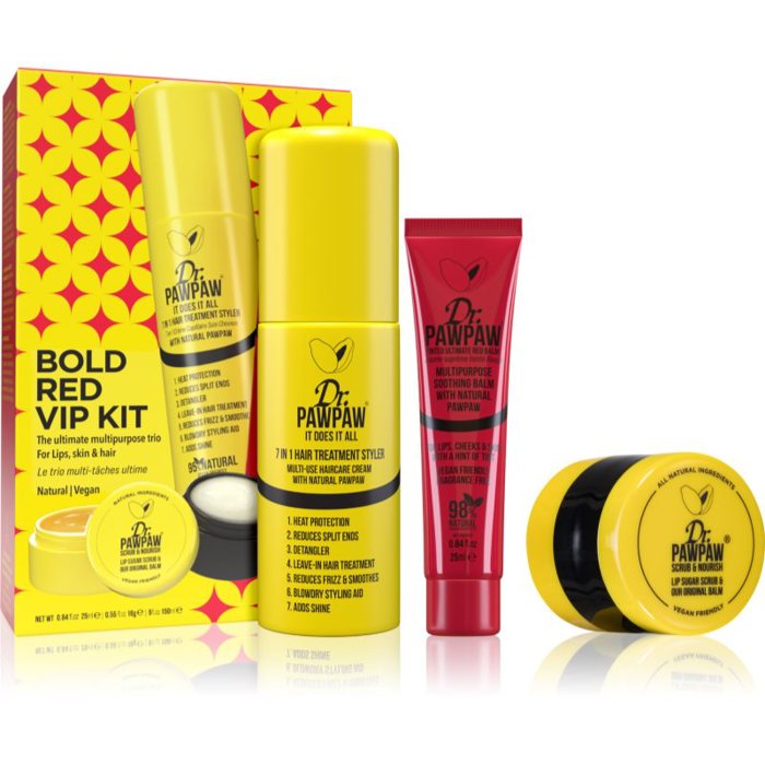 Dr. Pawpaw Bold Red VIP Kit