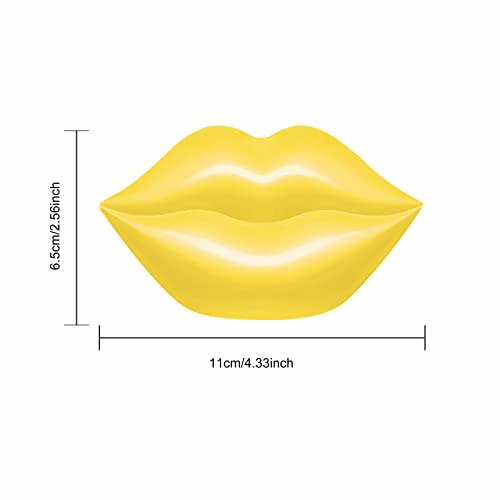 FREEORR 20Pcs Moisturizing Lip Mask Yellow 2