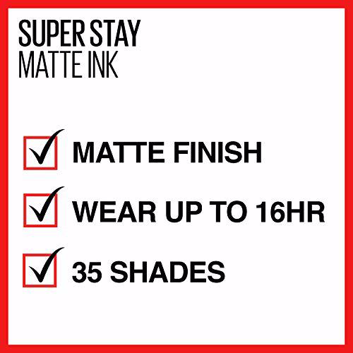 Maybelline New York SuperStay Matte Ink Liquid Lipstick, Loyalist 6