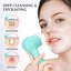 Facial Cleansing Brush Face Scrubber, Green Thumbnail 3