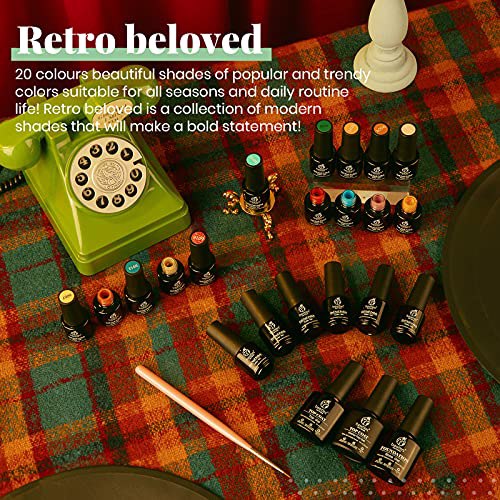 Beetles Gel Nail Polish Kit, Retro Beloved 2