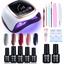 Villsure Gel Nail Polish Kit Villsure All-in-One 5 Colors Gel Nail Kit Thumbnail 1