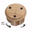 MobileVision Bamboo Circular Rotating Makeup Organizer Thumbnail 5