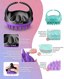 EUHOME Scalp Massager Shampoo Brush Black Rose Black Purple Thumbnail 6