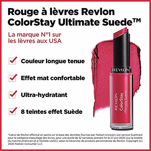 Revlon ColorStay Ultimate Suede Lipstick, Socialite (025) 7