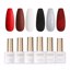 GAOY Starry Red Gel Nail Polish Set of 6 Colors Thumbnail 2