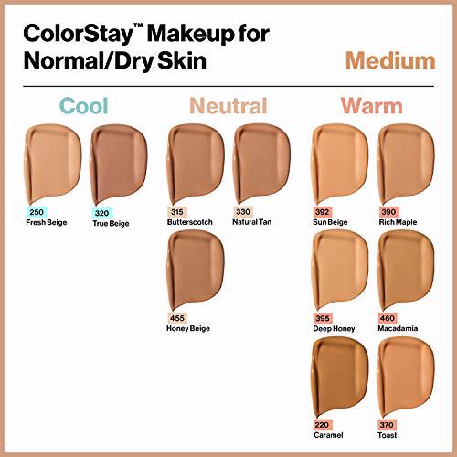 REVLON ColorStay Makeup for Normal/Dry Skin SPF 20 500 Walnut 5