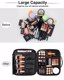 Relavel Travel Makeup Train Case Makeup Cosmetic Case Organizer Leopard, Beige Thumbnail 4
