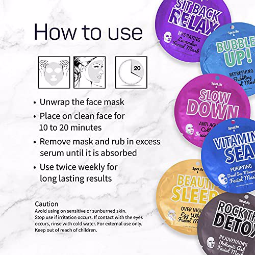Spalife Bubble Up Deluxe Refreshing Bubbling Facial Mask  9
