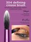Real Techniques Perfect Crease Makeup Brushes, Apply & Blend Eye Shadow, Set of 2 Thumbnail 4