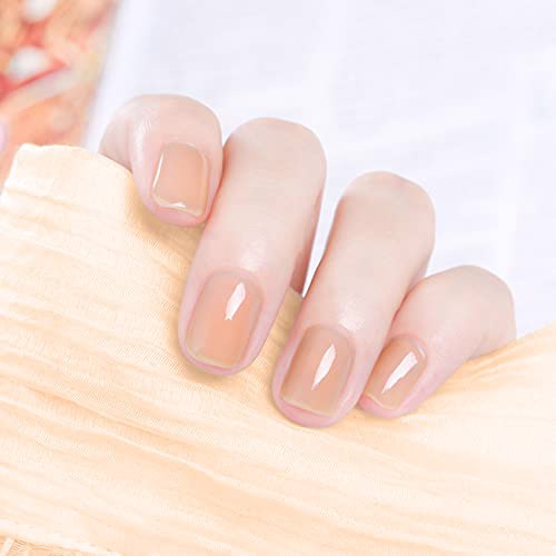 RARJSM Nude Brown Gel Nail Polish 3