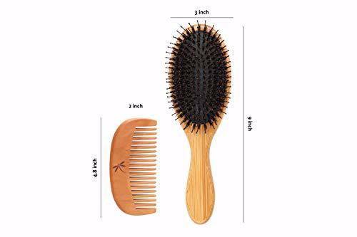 Belula Premium Boar Bristle Hair Brush 8