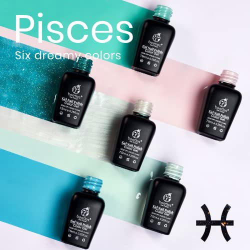 Beetles Zodiac Collection Gel Nail Polish Kit, B-Pisces 5