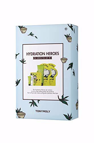 TONYMOLY Hydration Heros Green Tea, Skincare Set 2