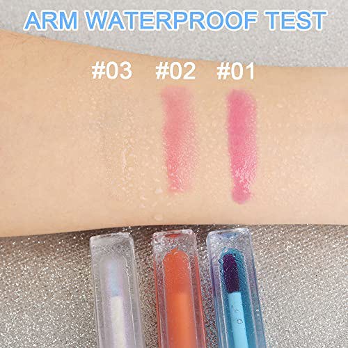 BINGBRUSH 3 Pcs Color Changing Lip Gloss Lip Oil Tinted, Shimmer Magic Mood 6