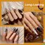 Modelones Gel Nail Polish Set 6 Colors Black Gold Glitter Thumbnail 4