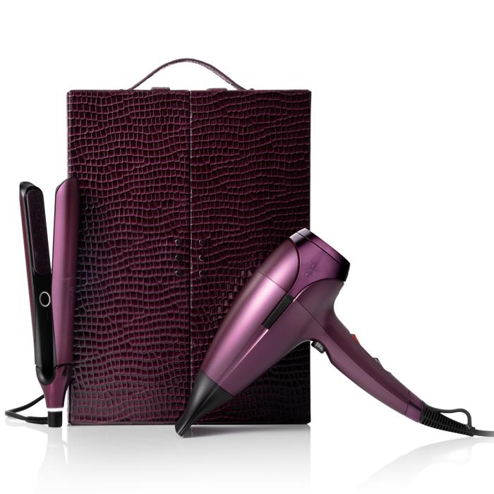 ghd Deluxe Hair Dryer And Flat Iron Gift Set In Cherry Chic