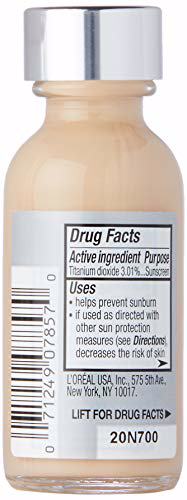 L'Oreal Paris Makeup True Match Super-Blendable Foundation, Soft Ivory N1 2