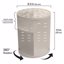 MobileVision Makeup Organizer Rotating Tabletop Cosmetic & Toiletry White Thumbnail 2