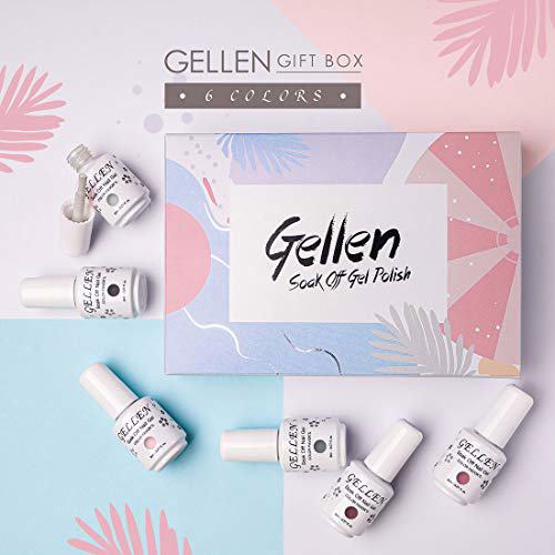 Gellen Gel Nail Polish Kit Nude 5