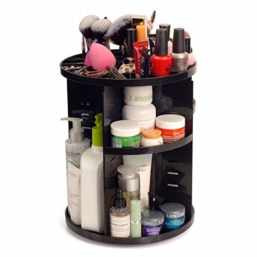 MobileVision Organizer Rotating Tabletop Cosmetic Black 6