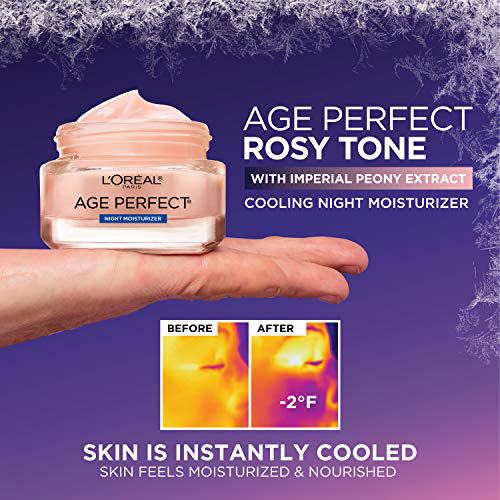L'Oreal Paris Skincare Age Perfect Rosy Tone Cooling Night Moisturizer 3
