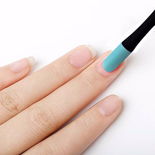 IVON 3 Pack Cuticle Trimmer Pusher Remover Rubber Tip Gentle on Nail Bed 2