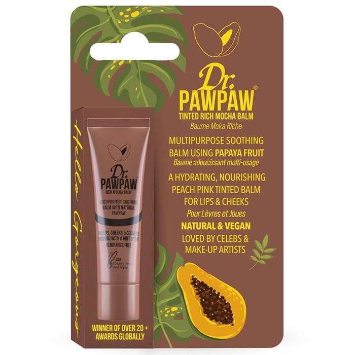Dr. PAWPAW Tinted Peach Pink Balm Rich Mocha
