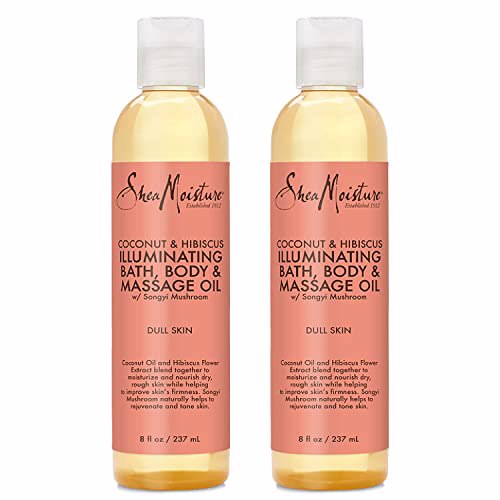SheaMoisture Coconut & Hibiscus Bath Body & Massage Oil 1
