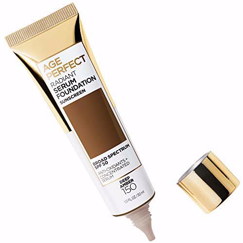 L'Oreal Paris Age Perfect Radiant Serum Foundation with SPF 50 Deep Amber 2