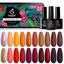 Beetles 20 Pcs Gel Nail Polish Kit, Full Maroon Thumbnail 1