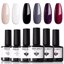 Modelones Gel Nail Polish Set Black White Gel Polish Kit 6 Colors Thumbnail 1