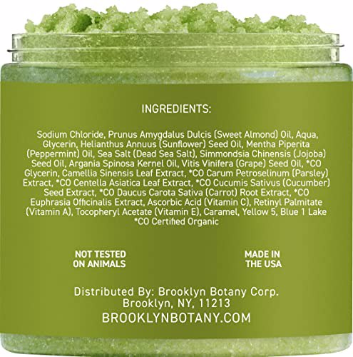 Brooklyn Botany Matcha Green Tea Body Scrub 2