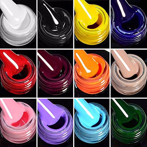 VENALISA 15ml Gel Nail Polish, 1- Black 7