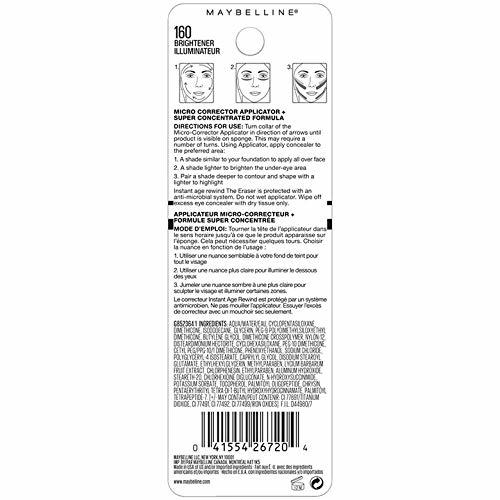 Maybelline Instant Age Rewind Eraser Dark Circles Concealer, 160 11